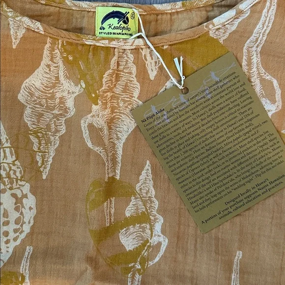 KEALOPIKO Top Size XL Na Pupu Aloha - Shell - Picture 3 of 7